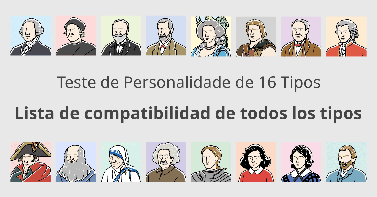 Teste dos 16 Tipos: Lista de Compatibilidade de Todos os Tipos - Descubra a Compatibilidade em Relacionamentos e Trabalho (Edição 2025)