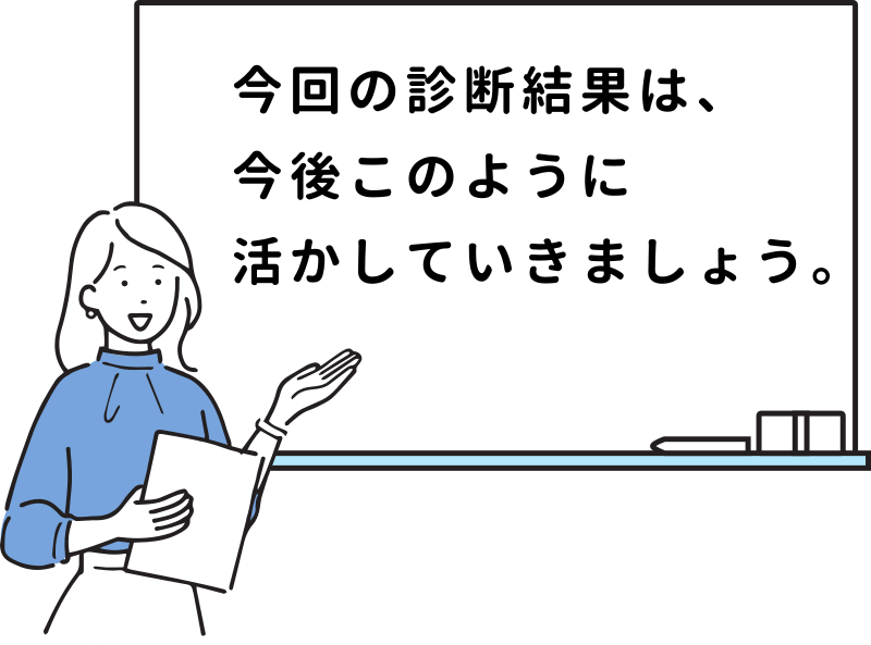 診断結果の活かし方