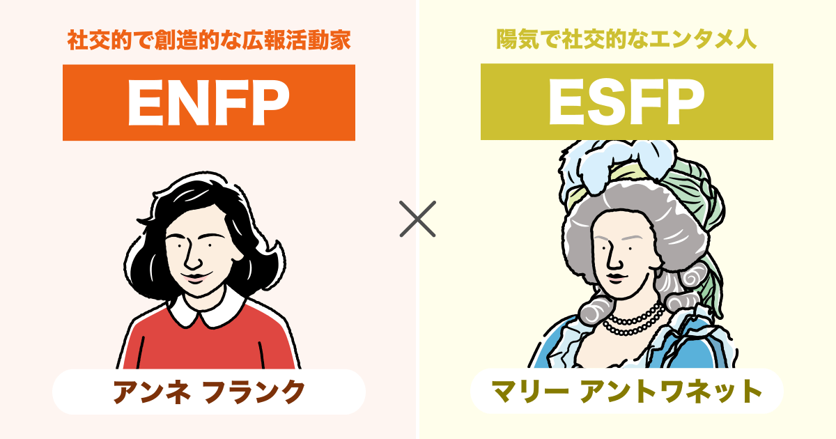 ENFP(運動家)とESFP(エンターテイナー)の相性まとめ - 恋愛、仕事、友達、親子、兄弟の相性を解説します