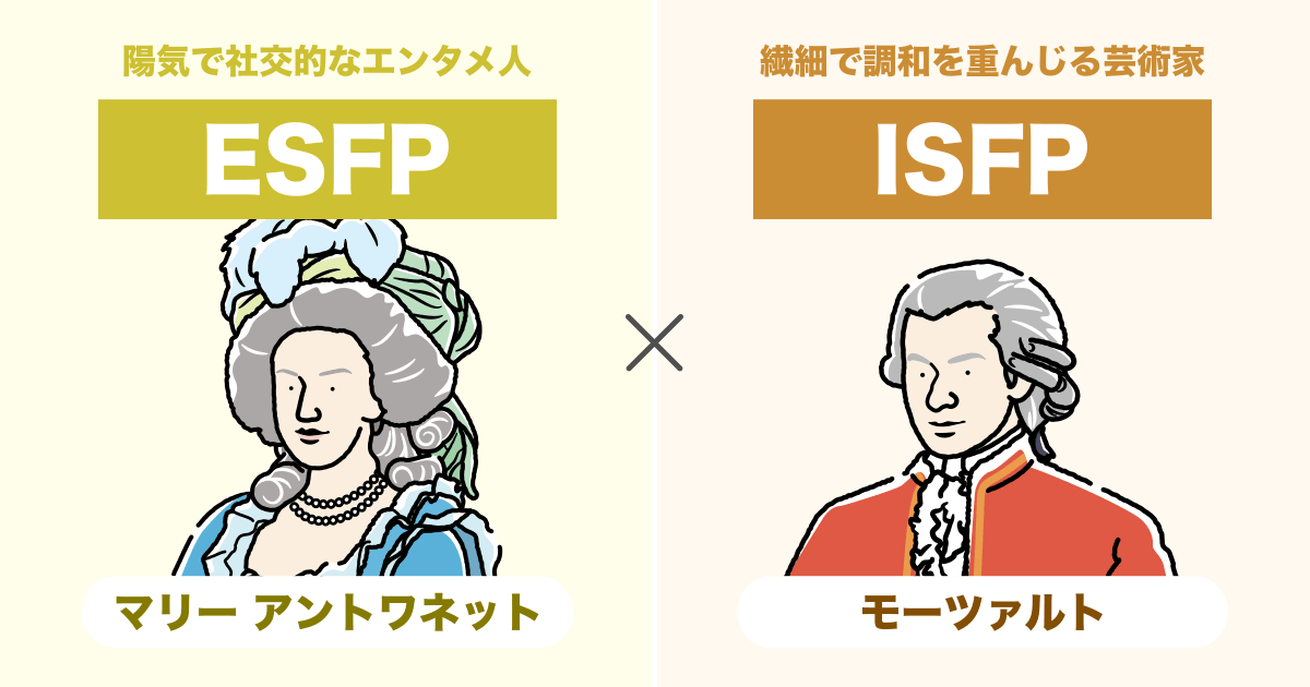 ESFP(エンターテイナー)とISFP(冒険家)の相性まとめ - 恋愛、仕事、友達、親子、兄弟の相性を解説します