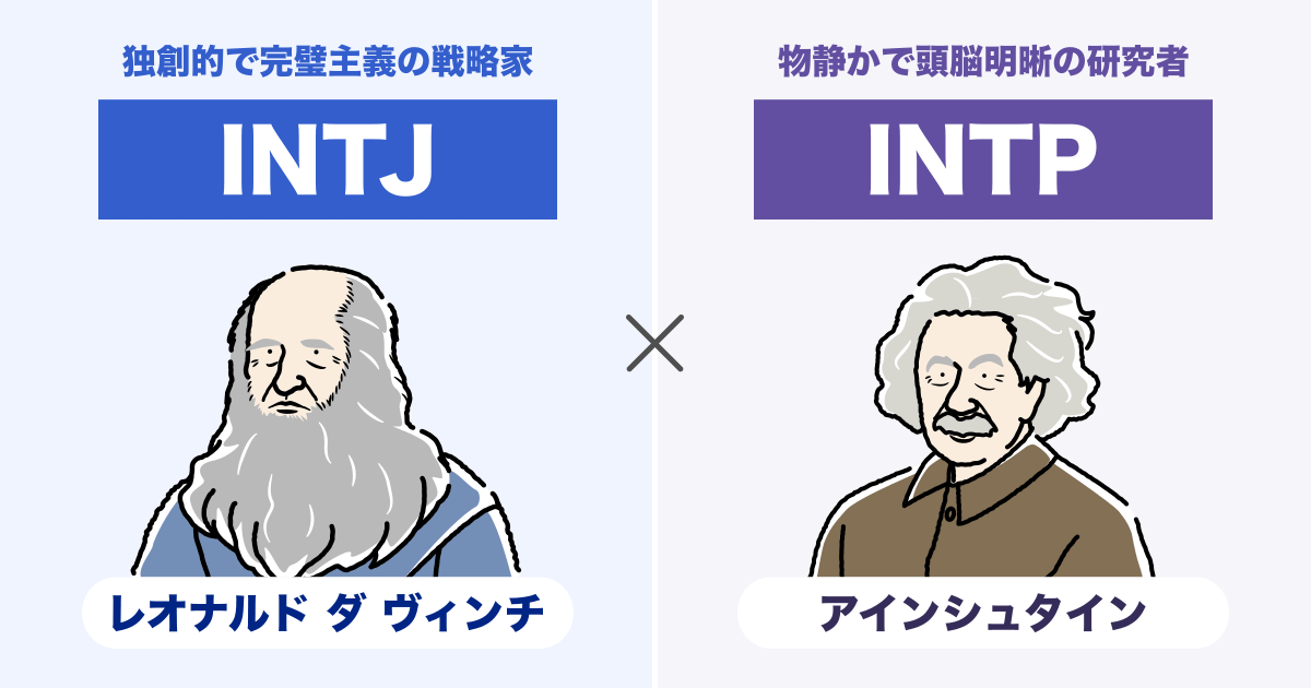 INTJ(建築家)とINTP(論理学者)の相性まとめ - 恋愛、仕事、友達、親子、兄弟の相性を解説します