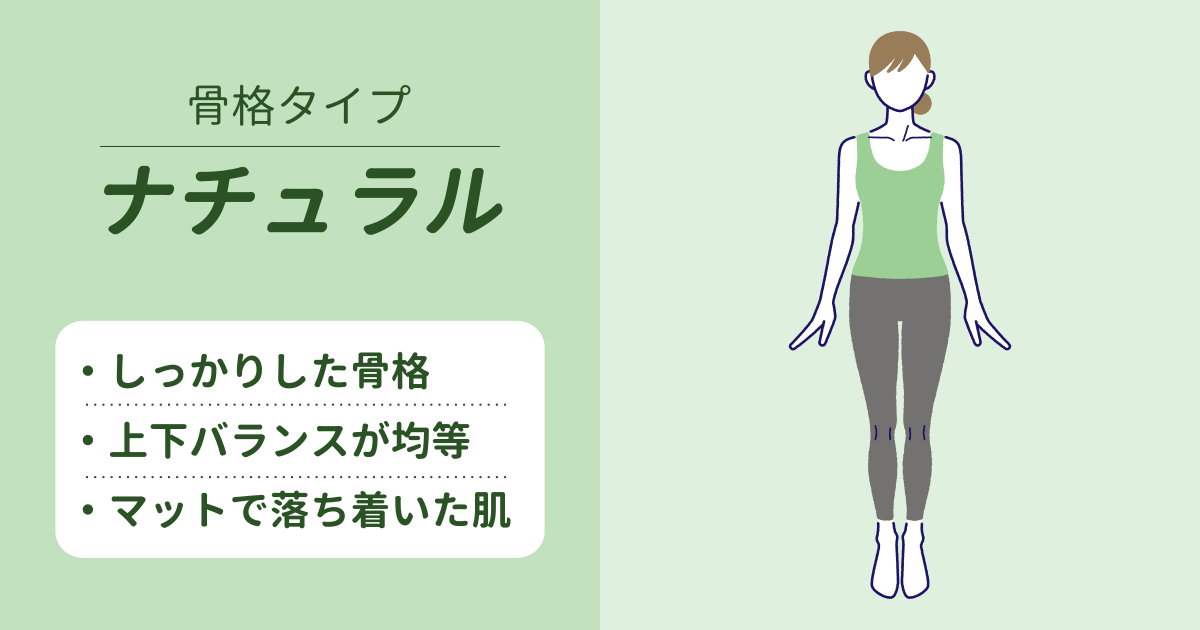 骨格ナチュラルタイプ