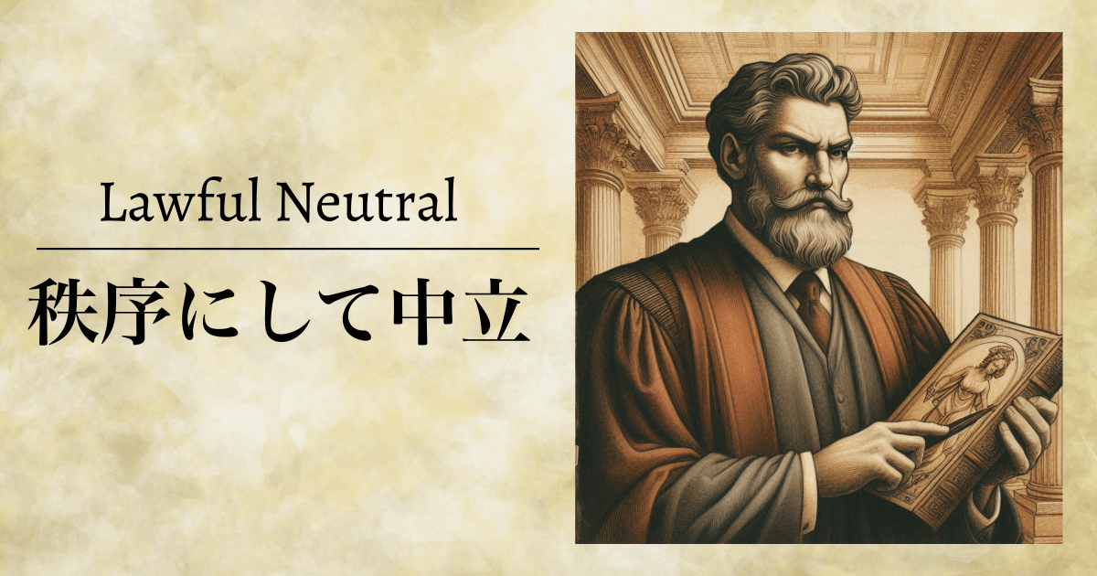 秩序にして中立